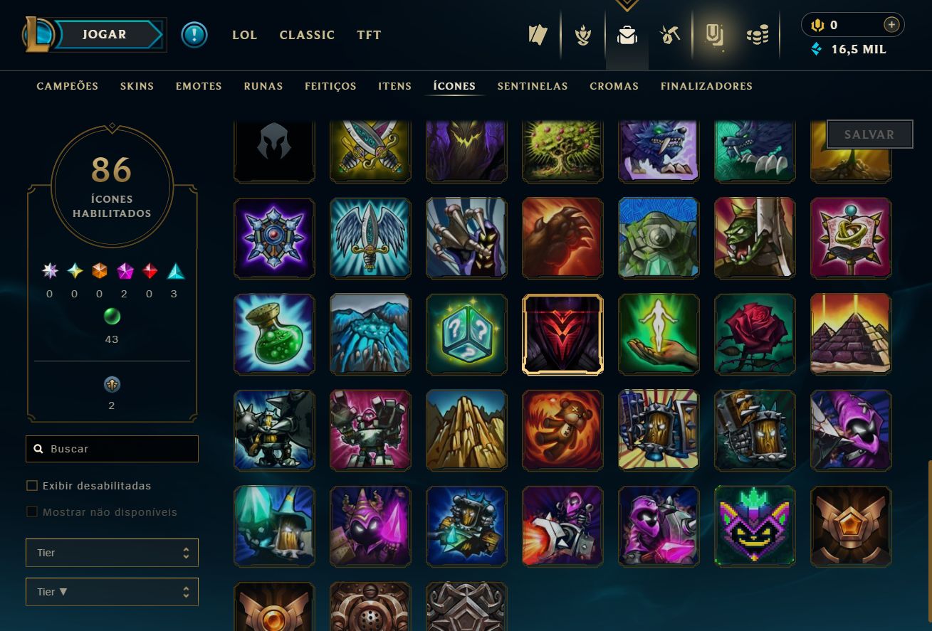 [ACESSO IMEDIATO] Ferro II 64 Skins 0% WR