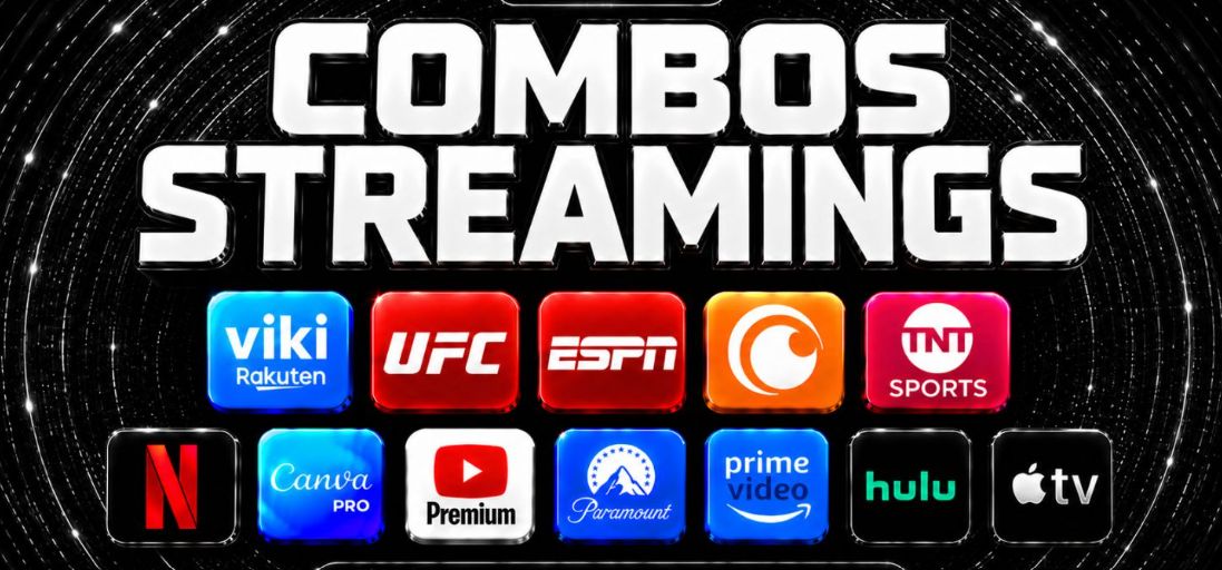 COMBOS STREAMING |NETFLIX/PRIMEVIDEO/TNT/HULU/CANVA|30 DIAS DE SUPORTE+GARANTIA
