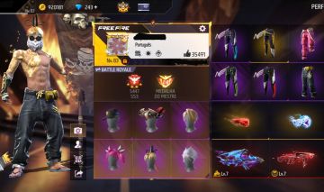 Conta Free Fire Level 83 com Segundo Passe 7 Angelicais 850+ Peitorais Prime 8