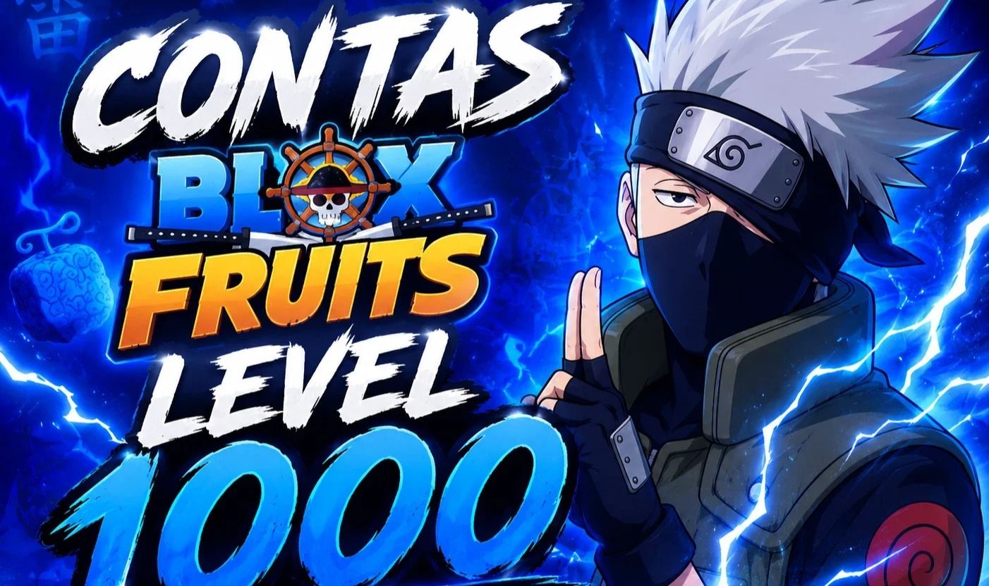 Conta Blox Fruits nível 1000+