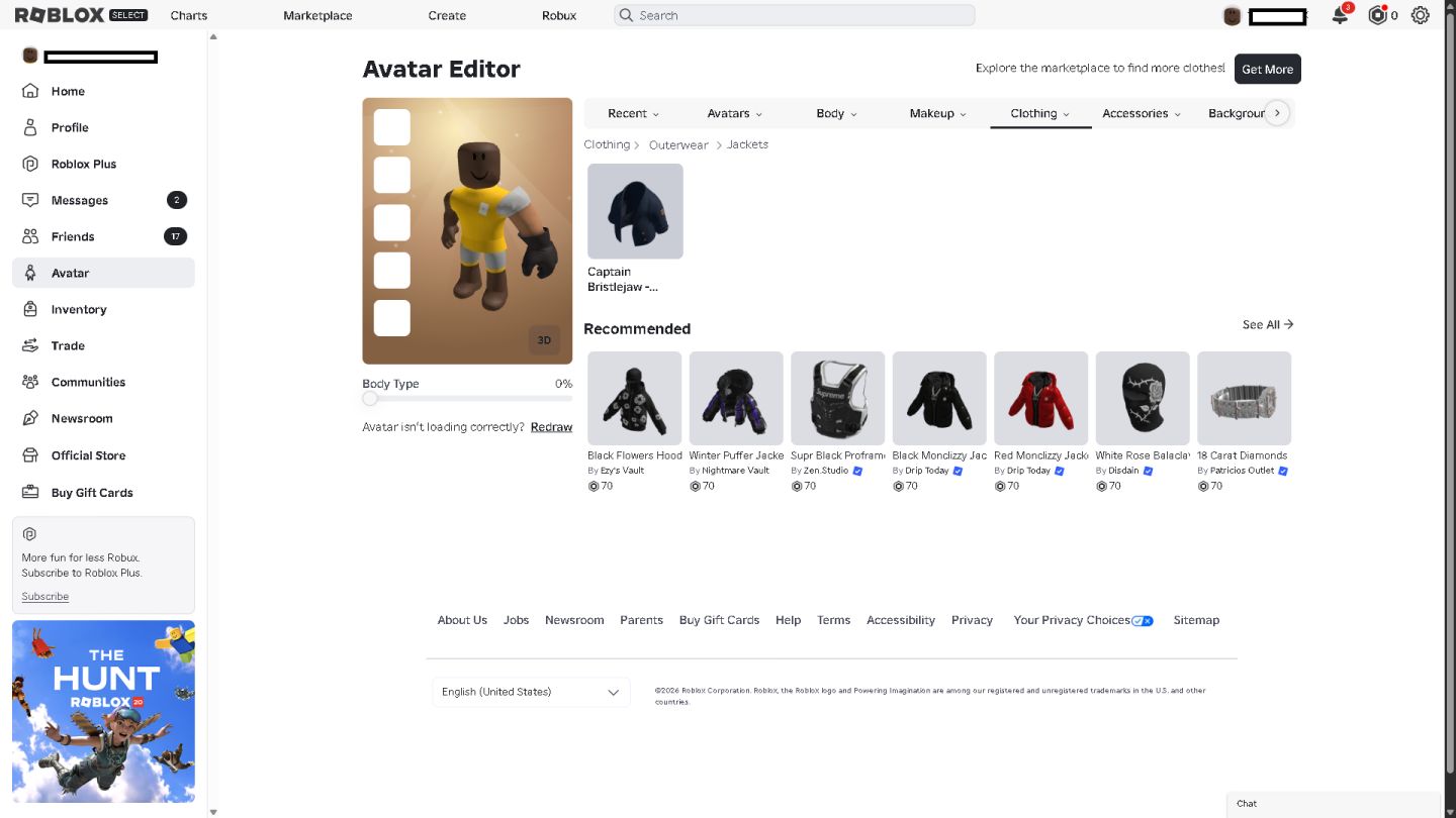 CONTA ROBLOX | GAMEPASS LOOTING ACCESS (SOUTH BRONX) +1600 ROBUX EM AVATAR