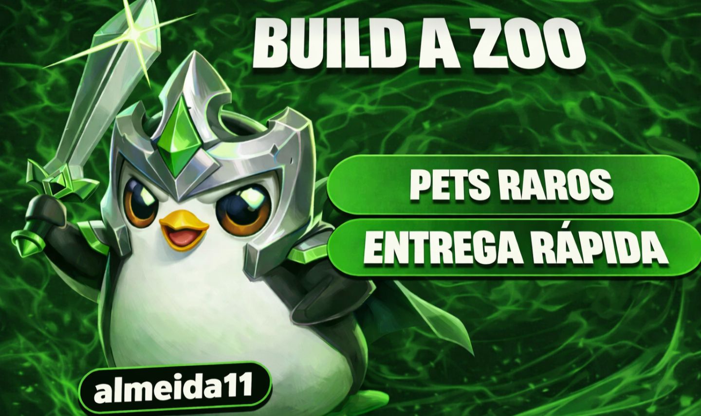 [PROMOÇÃO] BUILD A ZOO - ROBLOX - PETS RAROS e BARATOS [ENTREGA RÁPIDA]