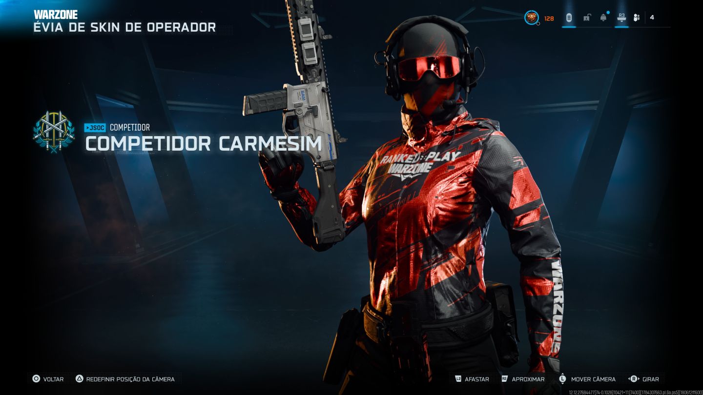 SKIN (IRIDESCENTE) (FAZE VEGAS 2026) (ROYAL REVENS) + 1.100 CP/ NÍVEL 128