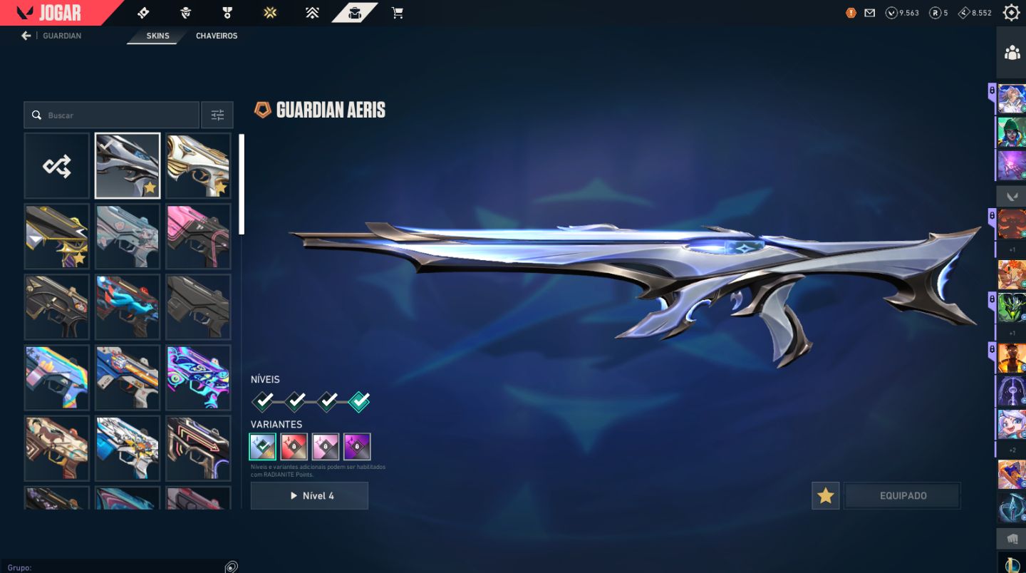 CONTA COM CHAVEIRO RIOT!