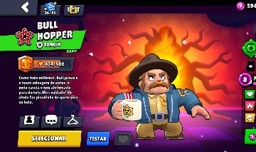 Conta de Brawl Stars muito rara e com skins de parceria