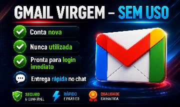 CONTA GMAIL NOVA