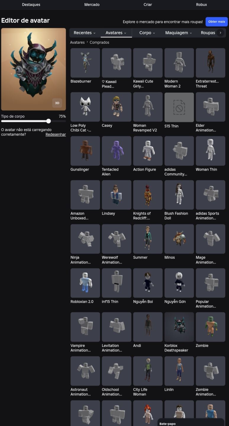 Conta de Roblox com Korblox | +40K Gastos