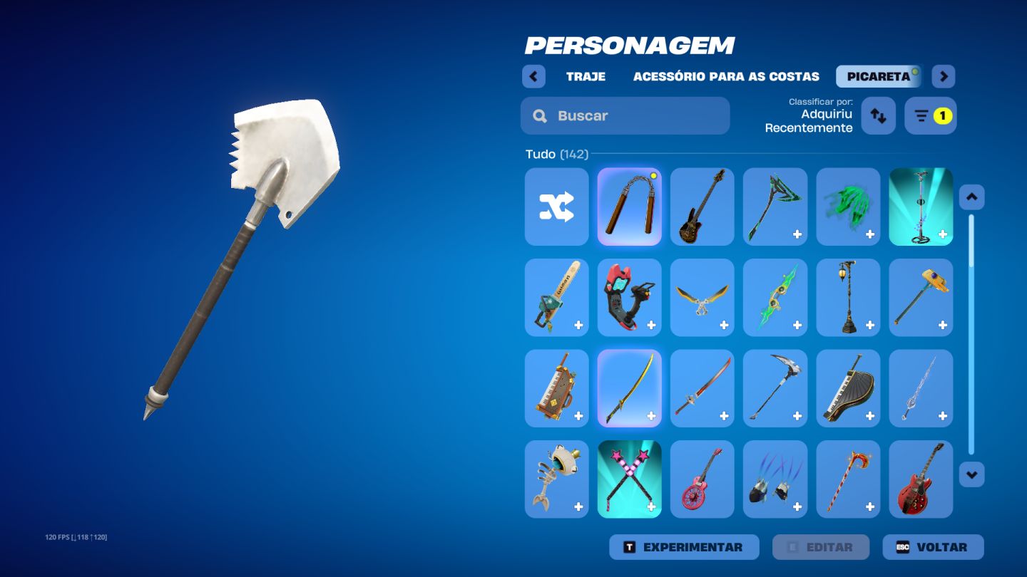 CONTA FORTNITE 76 SKINS COM PASSE ATUAL
