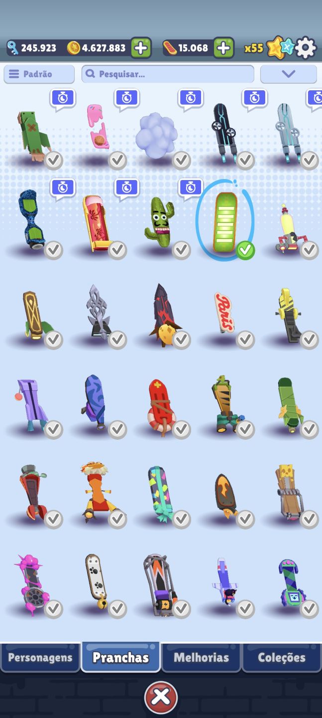 Subway Surfers 324 personagens e 233 trajes