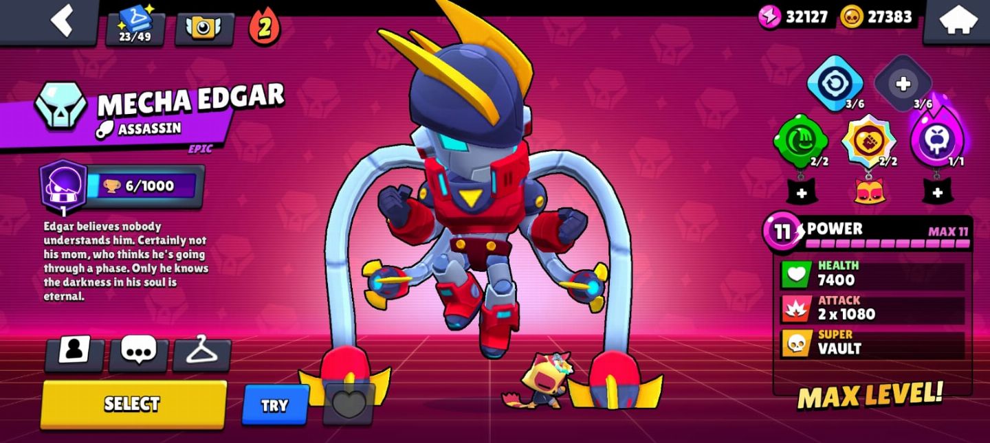 CONTA BRAWL STARS FAMA SATURNIANA COM TODOS OS BRAWLERS LIBERADOS!!!