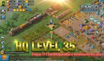 Last War HQ 35 | Tropas T11 Ativo | VIP 14 | Esquadrão 59.20M | Serv. 1091