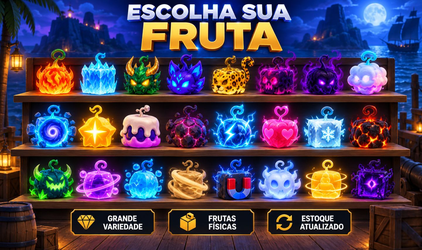 [SKIN MAGNET] Blox Fruits | Fruta Física | Entrega Rápida via Trade | Roblox