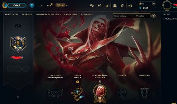 Conta league of legends nivel 17 com todos os Dados
