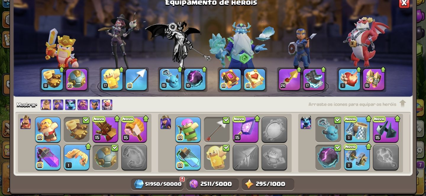 (PREÇO NEGOCIAVEL) CONTA CLASH OF CLANS CV 17!!!