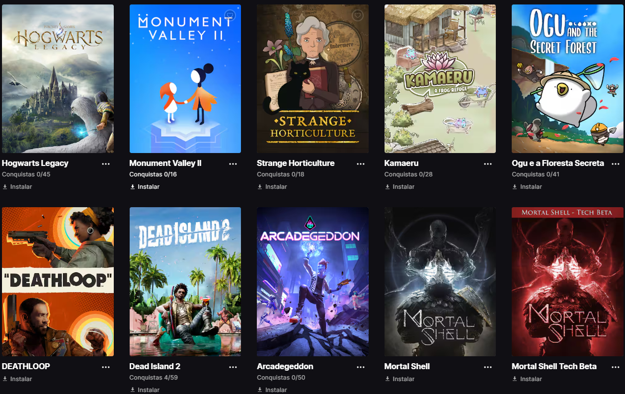CONTA EPIC GAMES, MAIS DE 4 MIL REAIS GASTOS, VÁRIOS JOGOS, FULL ONLINE.