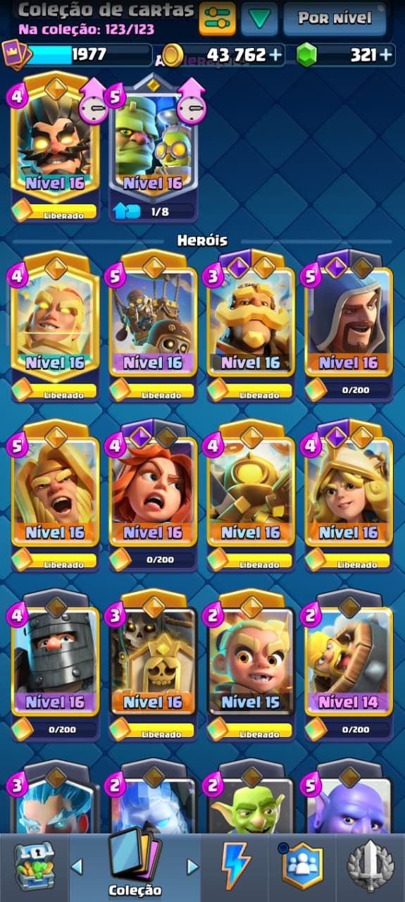 Conta Clash Royale - SEMI FULL 7 ANOS!!