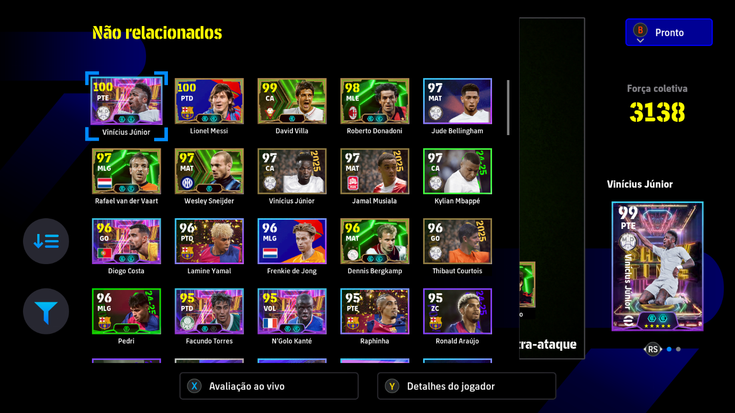 CONTA EFOOTBALL COM ÉPICOS RAROS , RIJKARD , GULLIT, NEDVED , NEYMAR - PC STEAM