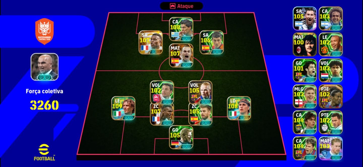 Conta efootball full épicos com mbappe , iniesta e desaily big times!!!