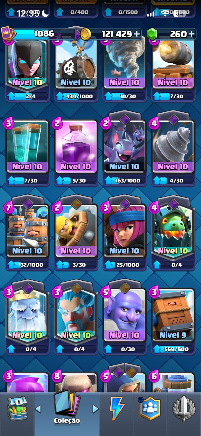 Conta de Clash com 8k troféus