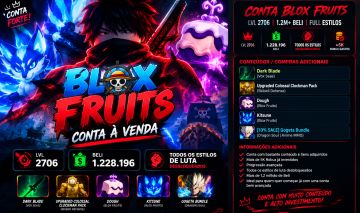 BLOX FRUITS | LV2706 | FULL ESTILOS | DOUGH(PASSE) + KITSUNE(PASSE) | +5K ROBUX