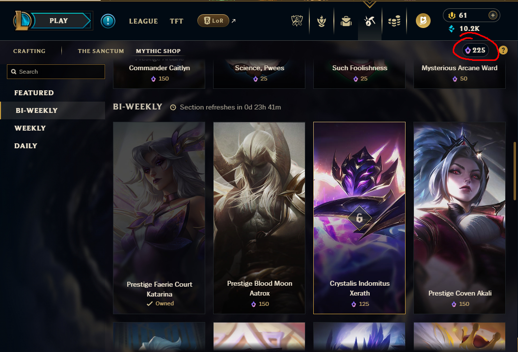 CONTA MAIN VALORANT LOL TFT COM SKINS RARAS