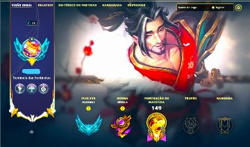 SKIN NOVA DO YASUO LANÇAMENTO + [ PLATINA 1 QUASE ESMERALDA ] + [ TROCA NICK ]