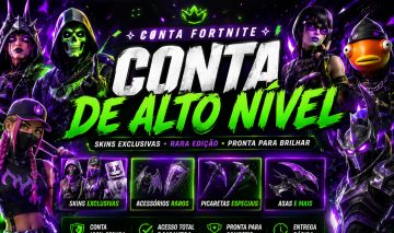 CONTA FORTNITE COMPETITIVA | 1.400 V-BUCKS | ACESSO COMPLETO