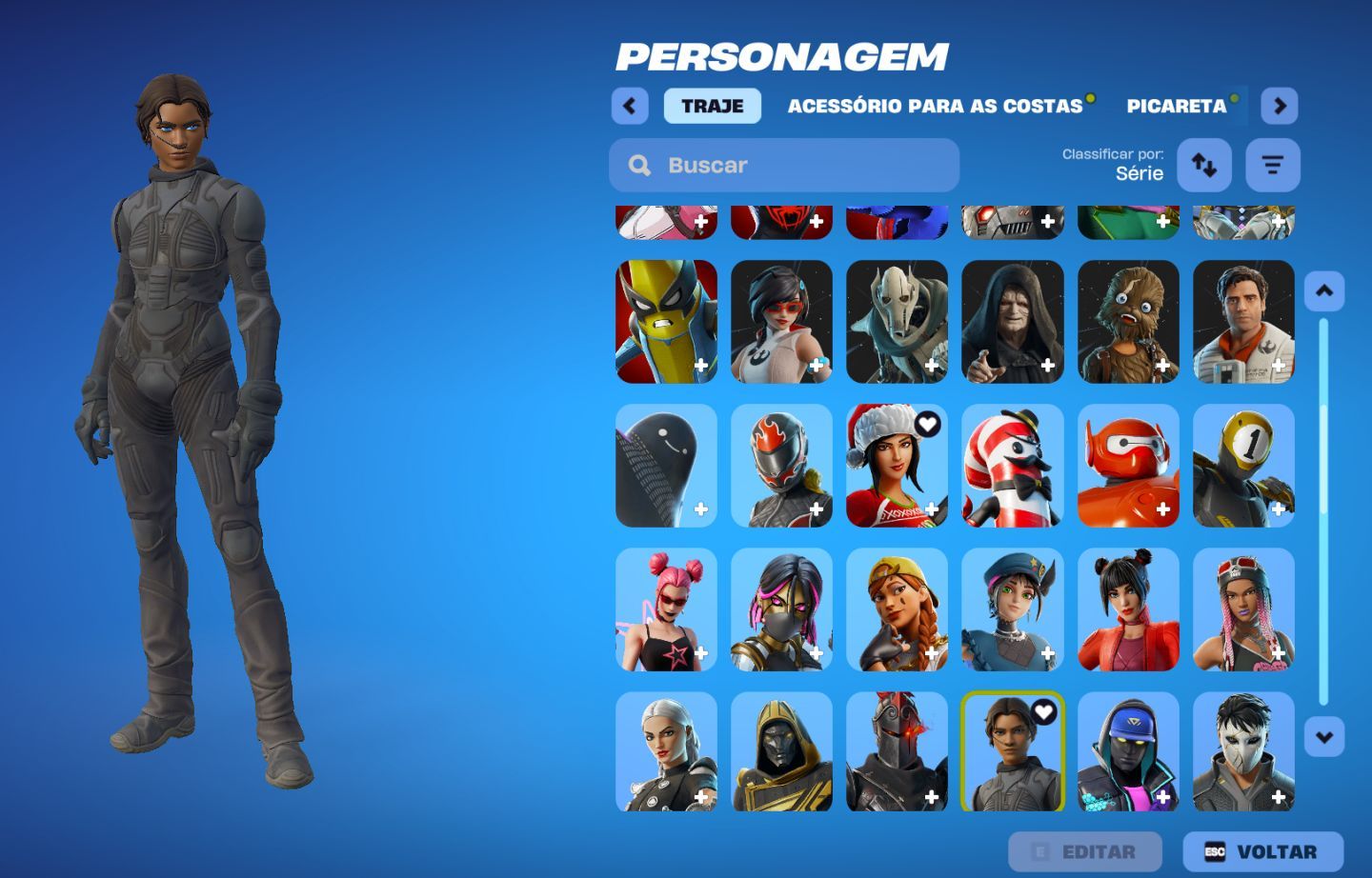 Conta com skins lindas gastos 1250 reais!!! full acs