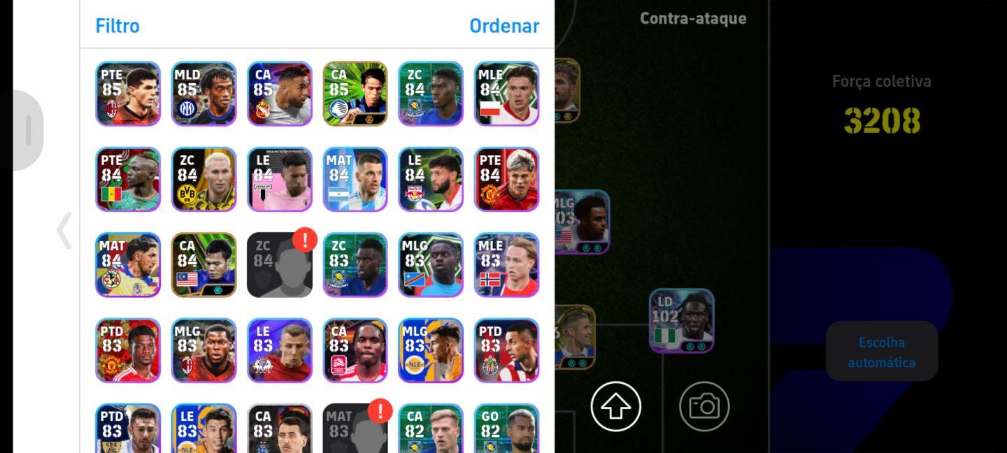 Conta de efootball com 3 épicos de box