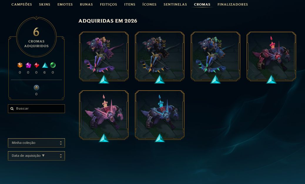 Conta FULL ACESSO Ouro 3 - Esmeralda TFT Season passada