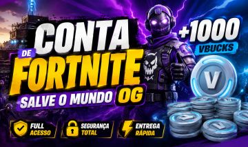Conta Fortnite Fundadora | V-Bucks | STW OG | Melhor Preço :)