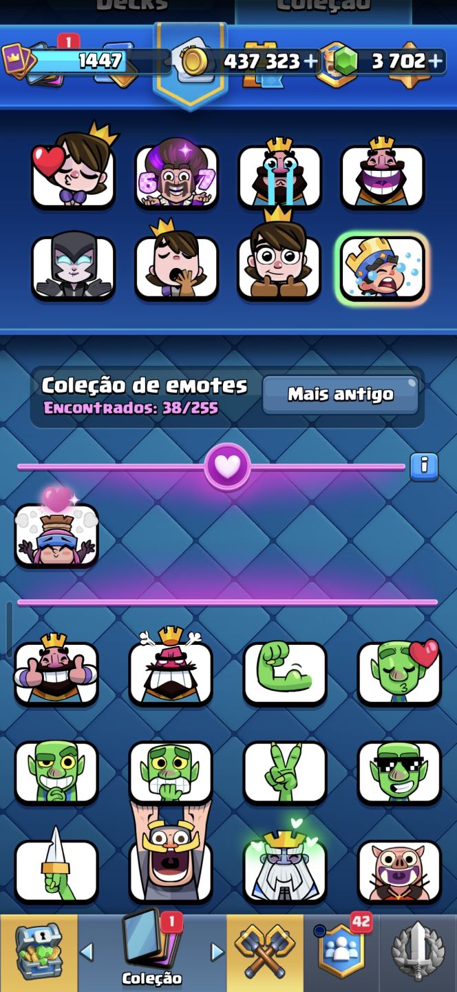 CONTA BRAWL STARS E CLASH ROYALE 11K CLASH 39K BRAWL SKINS RARA E TODAS AS CARD