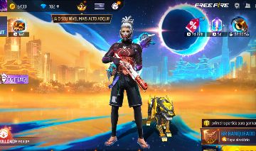 CONTA FREE FIRE COM 102 DIMAS LV 58