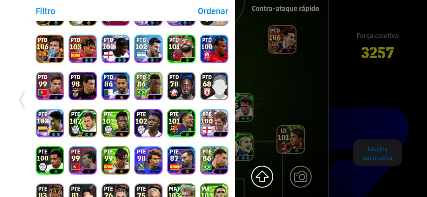 CONTA INSANA COM 2 MESSI BIG TIME E COMPANHIA, CONTA PRA PRIMEIRA DIVISÃO