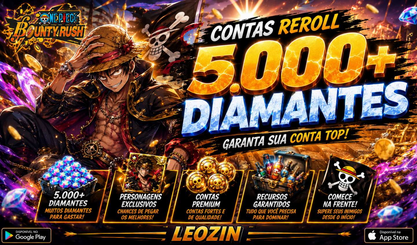 [PROMOÇÃO] One Piece Bounty Rush | 5K+ Diamantes | Android | iOS OG