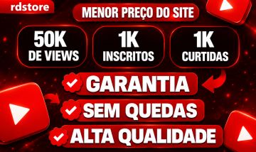 [PROMOÇÃO] SEGUIDORES NO YOUTUBE, CURTIDAS E VIEWS + BRINDE | MENOR PREÇO