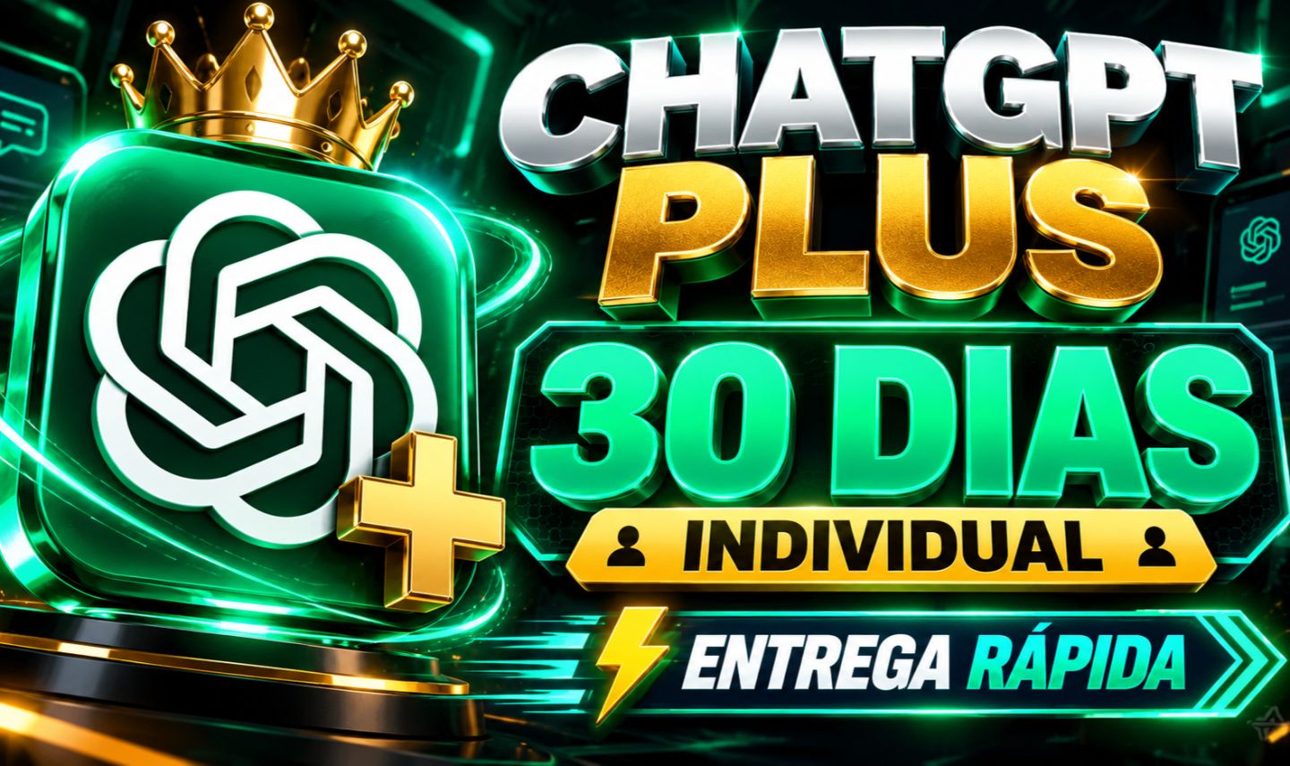 (MENOR PREÇO!) CHATGPT PLUS 30 DIAS | ACESSO INDIVIDUAL | ENTREGA RÁPIDA