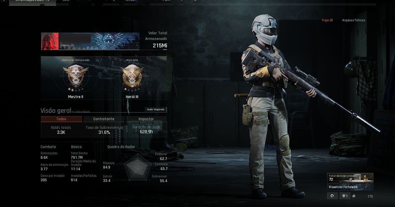 Quer jogar com os amigos T7 e T6 capa branco? Essa conta te dará esse prazer.