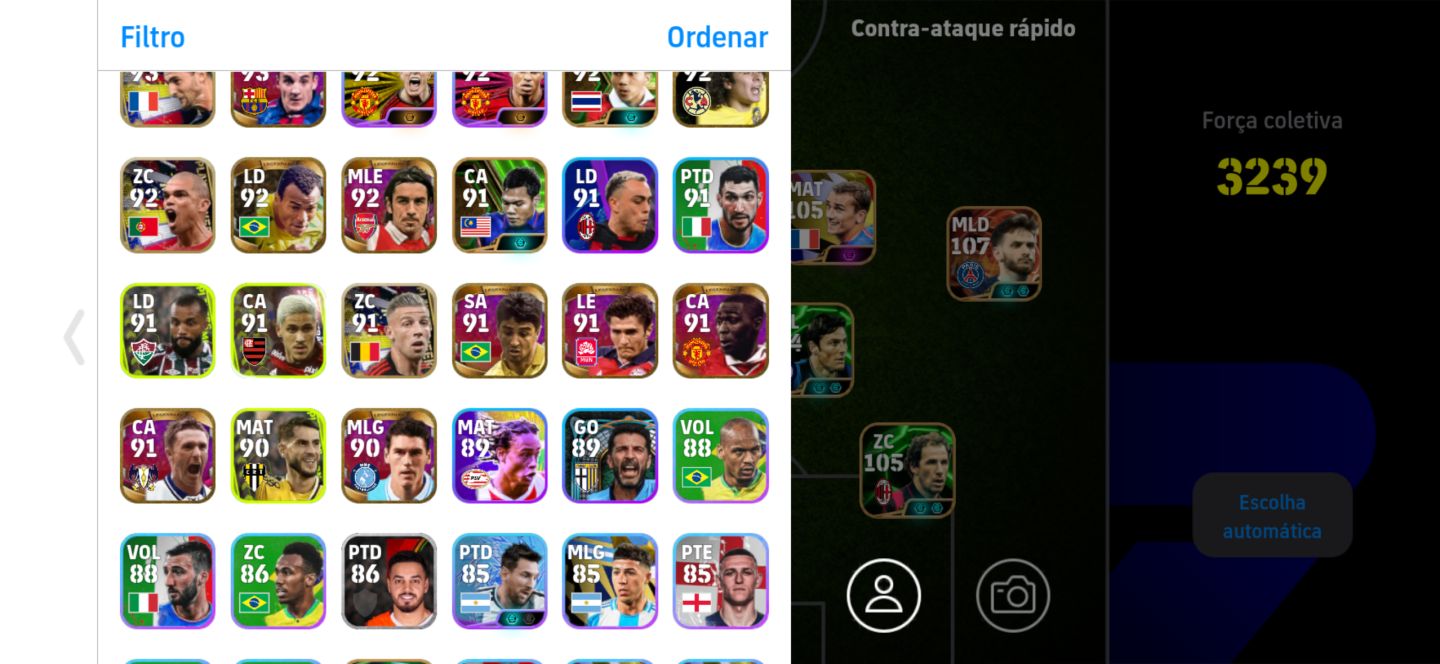 CONTA Efootball +3245 de força, PREÇO NEGOCIÁVEL