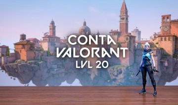 Conta valorant lvl 20 (prata 2) vai email de criação