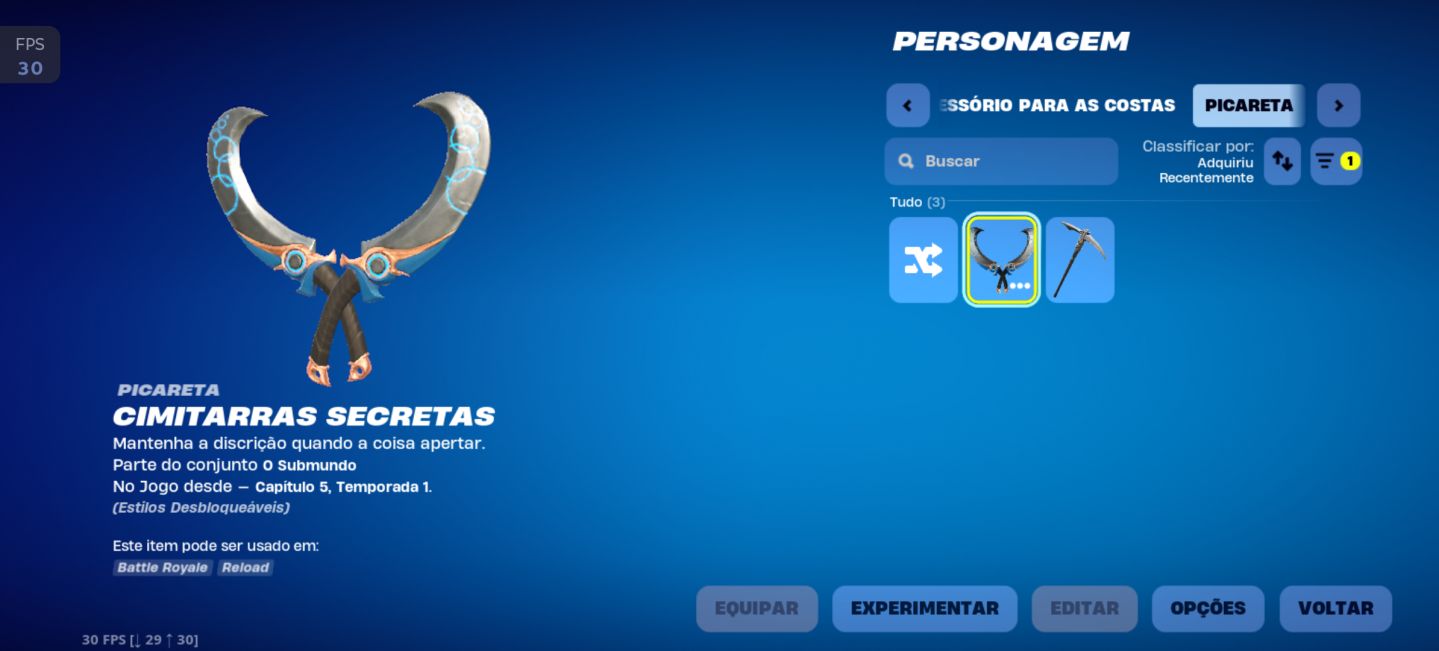 CONTA FORTNITE COM APENAS UMA SKIN GOJO