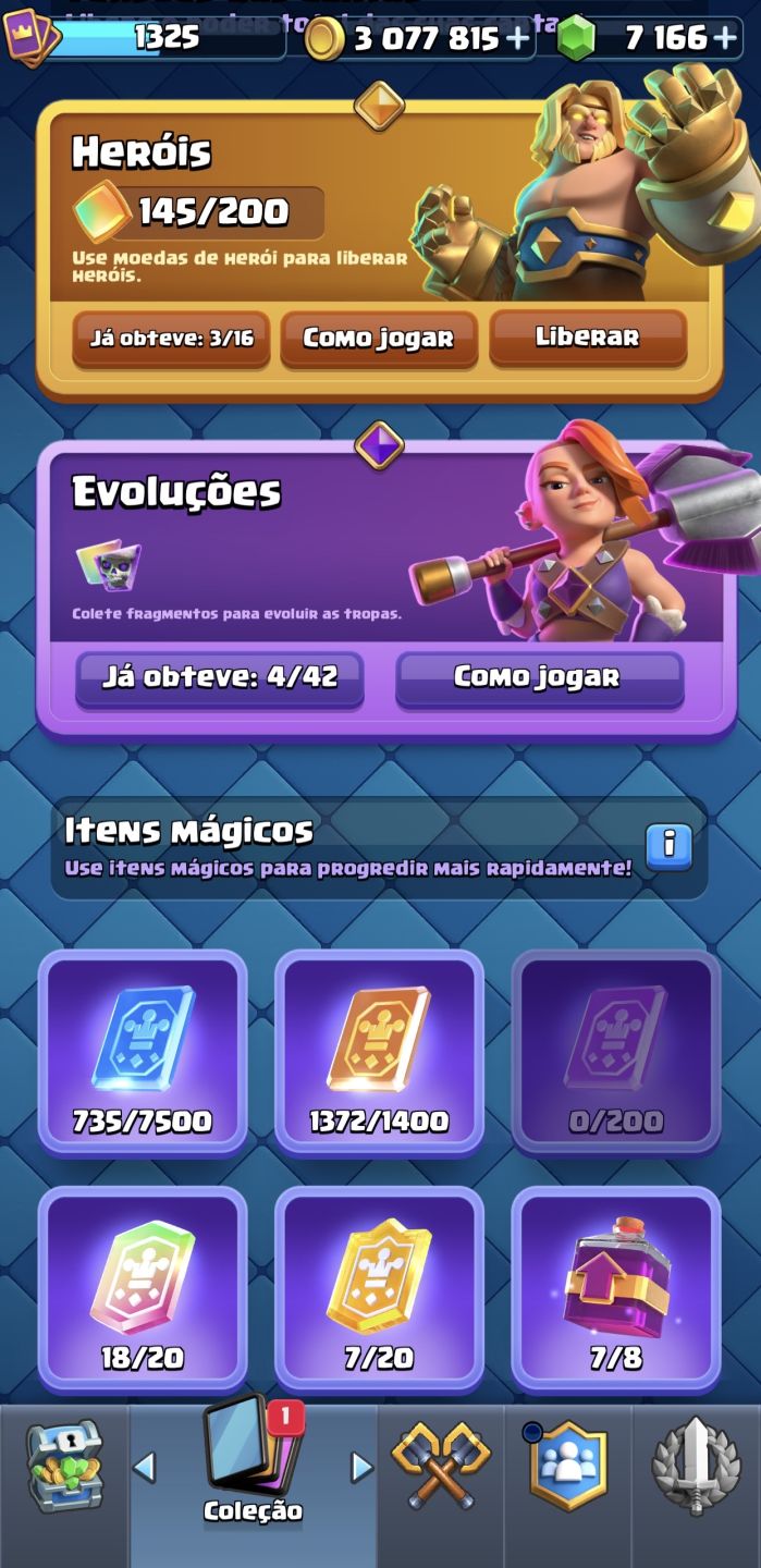Conta Clash Royale 13k de troféus