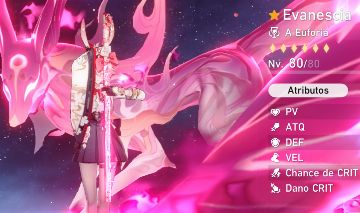 Conta HSR com Evanescia E1S0, Sunday E0S1, Huo Huo, Sparkle, Yunlin etc