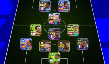 CONTA EFOOTBALL FULL 3145+ COM PACK DA FRANÇA, CUCURELLA 107,FERRAN TORRES 107
