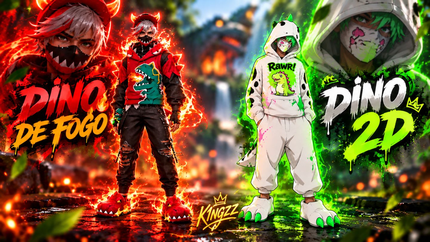 [VIA X] CONTAS FREE FIRE DIAMANTES + UMP ATT E SKINS NARUTO - ENTREGA IMEDIATA