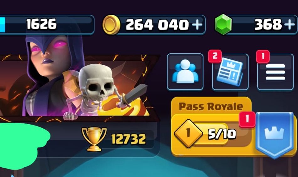 CONTA CLASH ROYALE | TODAS AS CARTAS | VÁRIAS CARTAS NÍVEL ALTO | 12.732 TROFÉUS