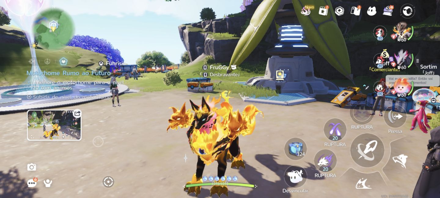 Aniimo lvl 60 com Motorhome lvl 14