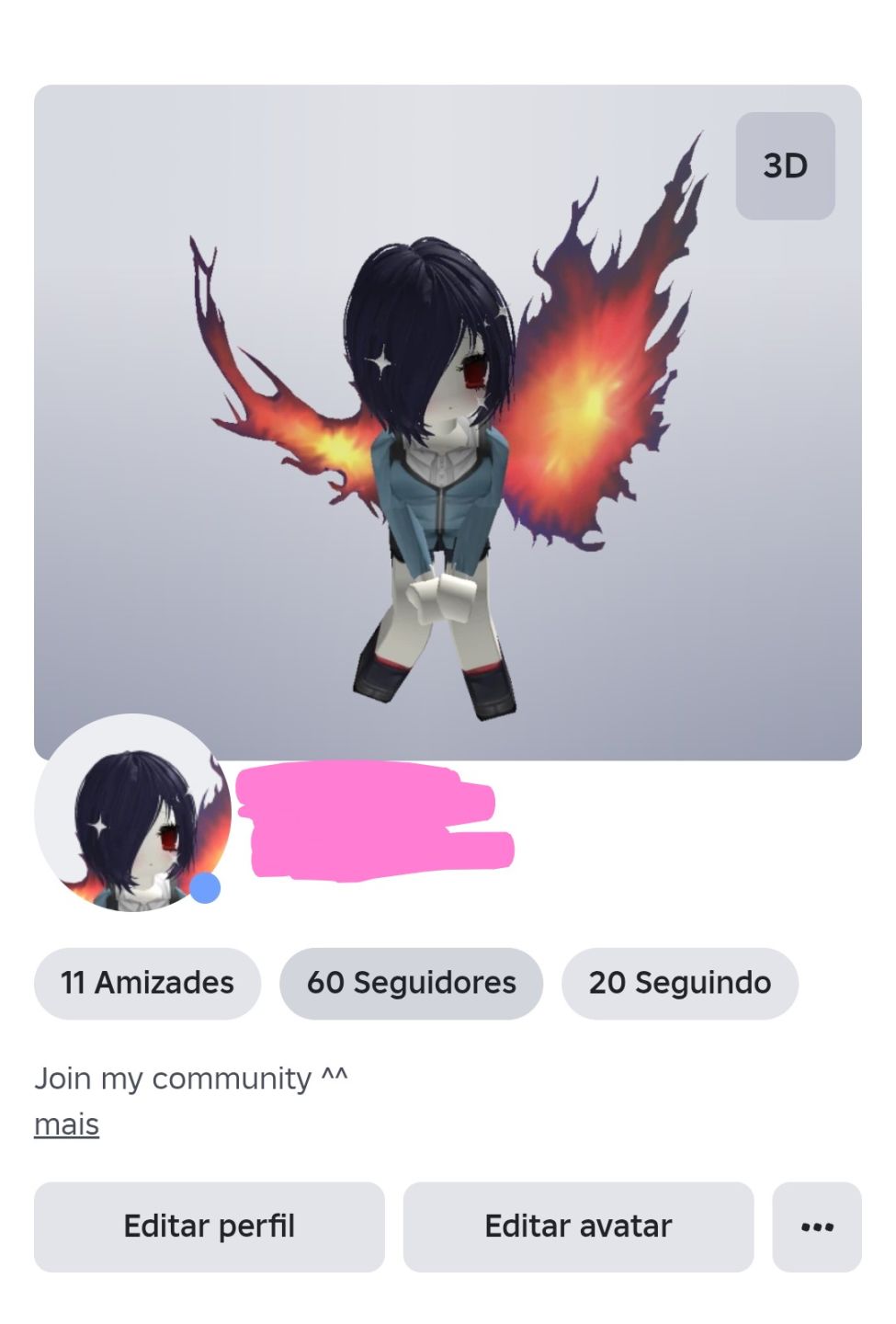 Conta Roblox