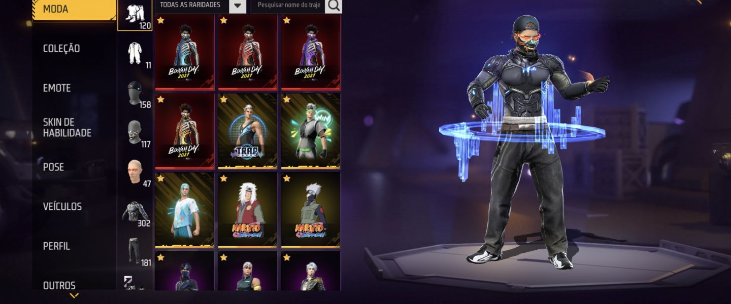 CONTA PRIME 5 GEMADINHA EVOLUTIVAS, ENTRADA BASTANTE SKINS FEMININA + 300 PEITAS
