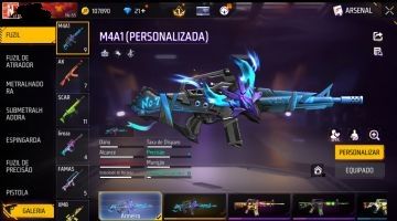 CONTA FREE FIRE - LVL 65 - ANTIGA